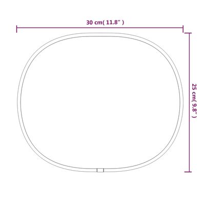 vidaXL Καθρέφτης Τοίχου Χρυσός 30x25 εκ.