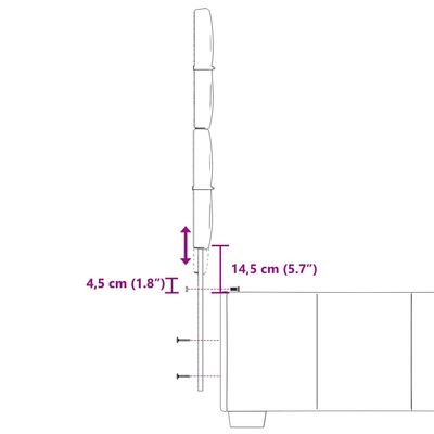 vidaXL Κρεβάτι Boxspring με Στρώμα Μαύρο 80 x 200 εκ. Υφασμάτινο