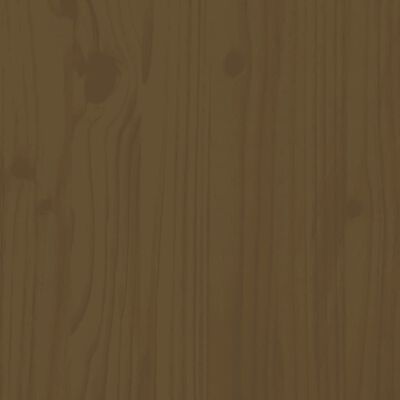 vidaXL Πλαίσιο Κρεβατιού με Κεφαλάρι Μελί 160x200 εκ. από Μασίφ Ξύλο