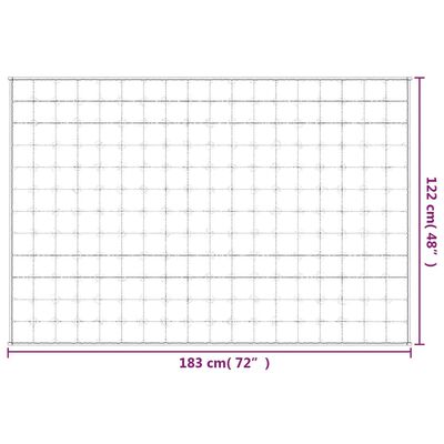 vidaXL Κουβέρτα Βαρύτητας Μπλε 122 x 183 εκ. 5 κ. Υφασμάτινη