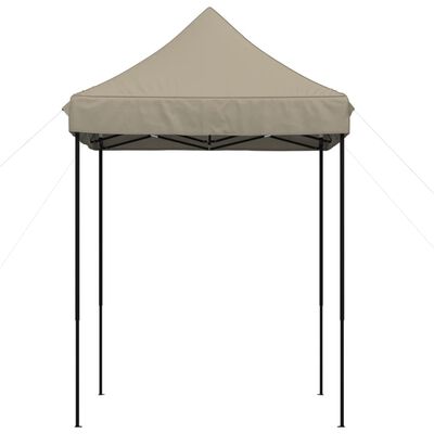 vidaXL Τέντα Εκδηλώσεων Πτυσσόμενη Pop-Up Taupe 200x200x306 εκ.