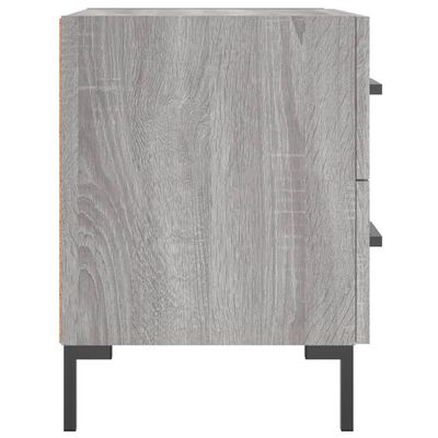 vidaXL Κομοδίνο Γκρι Sonoma 40 x 35 x 47,5 εκ. από Επεξεργασμένο Ξύλο