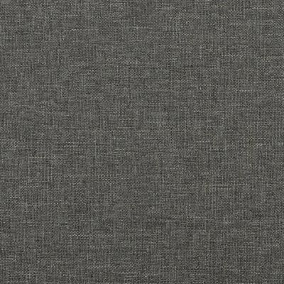 vidaXL Πλαίσιο Κρεβατιού Boxspring Σκούρο Γκρι 140x200 εκ. Υφασμάτινο