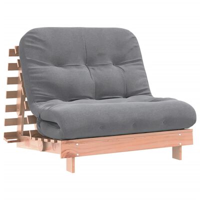 vidaXL Καναπές Κρεβάτι Futon/Στρώμα 100x206x11 Μασίφ Ξύλο Ψευδοτσούγκα