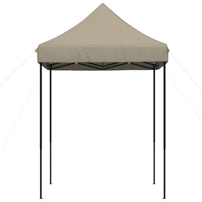 vidaXL Τέντα Εκδηλώσεων Πτυσσόμενη Pop-Up Taupe 200x200x306 εκ.