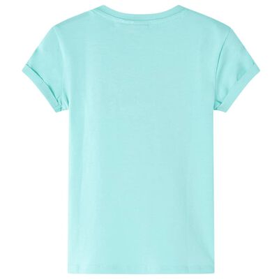 Μπλουζάκι Παιδικό Ανοιχτό Χρώμα Μέντας 104
