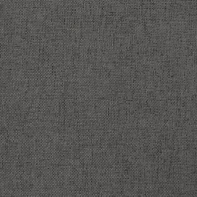 vidaXL Υποπόδιο Σκούρο Γκρι 45 x 29,5 x 35 εκ. Υφασμάτινο