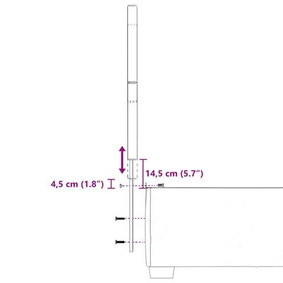 vidaXL Κρεβάτι Boxspring με Στρώμα Σκούρο Γκρι 90x190 εκ. Βελούδινο