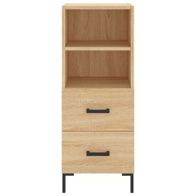 vidaXL Ντουλάπι Sonoma Δρυς 34,5x34x90 εκ. από Επεξεργασμένο Ξύλο