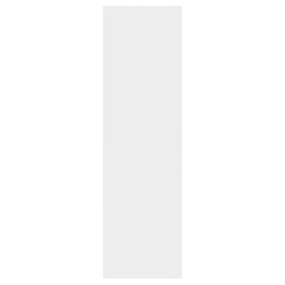 vidaXL Ραφιέρα Τοίχου Λευκή 75 x 16 x 55 εκ. από Επεξεργασμένο Ξύλο