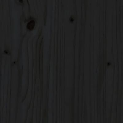vidaXL Βάση Οθόνης Μαύρη 50x24x16 εκ. από Μασίφ Ξύλο Πεύκου
