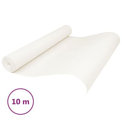 vidaXL Ταπετσαρία 3D Μονόχρωμη Κρεμ 10x0,53μ Non-woven