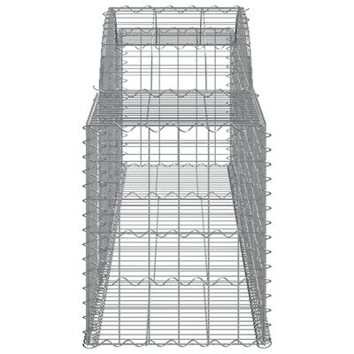 vidaXL Συρματοκιβώτια Τοξωτά 20 τεμ. 300x50x60/80 εκ. Γαλβαν. Ατσάλι