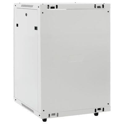 vidaXL Καμπίνα Δικτύου 15U 19" IP20 Γκρι 53x40x80 εκ.