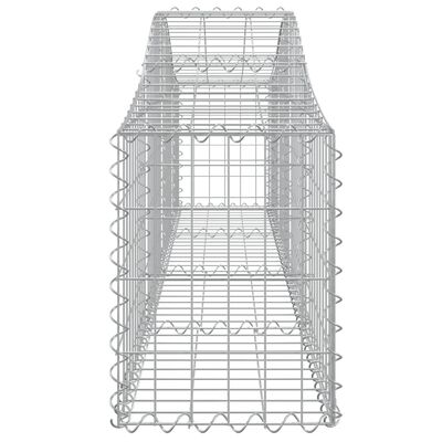 vidaXL Συρματοκιβώτια Τοξωτά 13 τεμ. 200x30x40/60 εκ. Γαλβαν. Ατσάλι