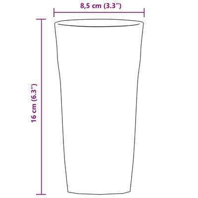 vidaXL Ποτήρια Μπίρας 6 Τεμ. 475 ml