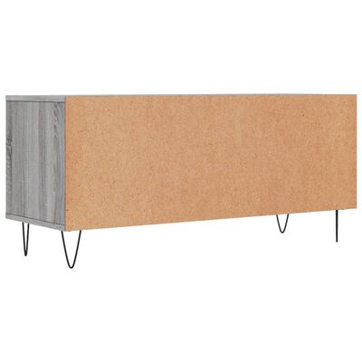 vidaXL Έπιπλο Τηλεόρασης Γκρι Sonoma 100x34,5x44,5 εκ. Επεξεργ. Ξύλο