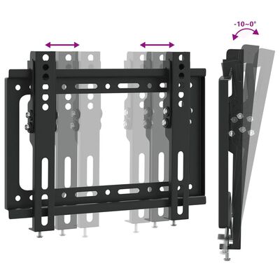 vidaXL Βάση Τηλεόρασης Επιτοίχια για 14-42Ιν Max VESA 200x200χιλ. 30κ.