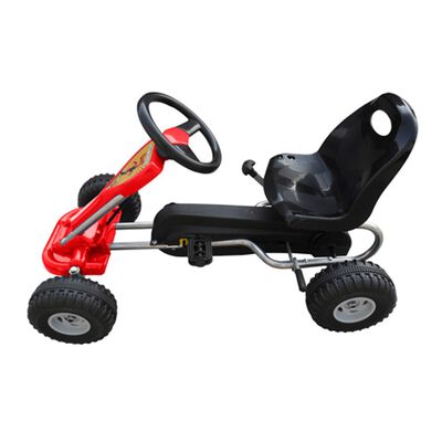 vidaXL Go Kart με Πετάλια Κόκκινο