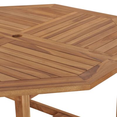 vidaXL Τραπέζι Κήπου 120 x120 x 75 εκ. από Μασίφ Ξύλο Teak