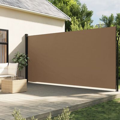 vidaXL Σκίαστρο Πλαϊνό Συρόμενο Taupe 220 x 500 εκ.