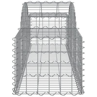 vidaXL Συρματοκιβώτια Τοξωτά 20 τεμ. 200x50x40/60 εκ. Γαλβαν. Ατσάλι