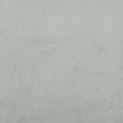 vidaXL Πλαίσιο Κρεβατιού με Κεφαλάρι Αν. Γκρι 120x200 εκ. Βελούδινο