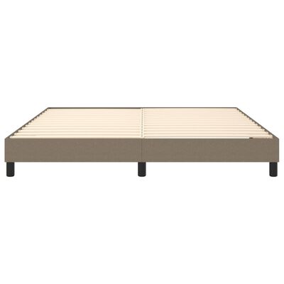 vidaXL Πλαίσιο Κρεβατιού Taupe 180x200 εκ. Υφασμάτινο