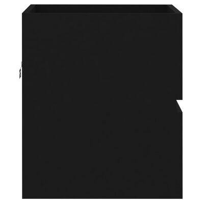 vidaXL Ντουλάπι Νιπτήρα Μαύρο 41 x 38,5 x 45 εκ. Επεξεργασμένο Ξύλο