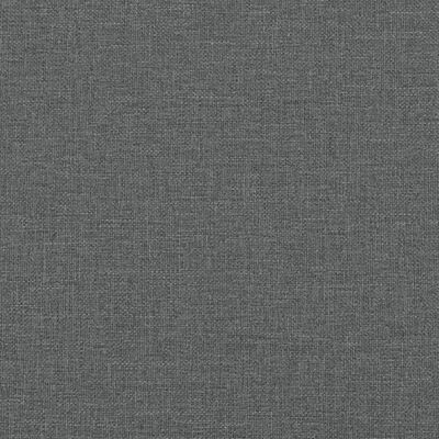 vidaXL Καναπές Κρεβάτι Γωνιακός Σκούρο Γκρι 255x140x70 εκ. Υφασμάτινος