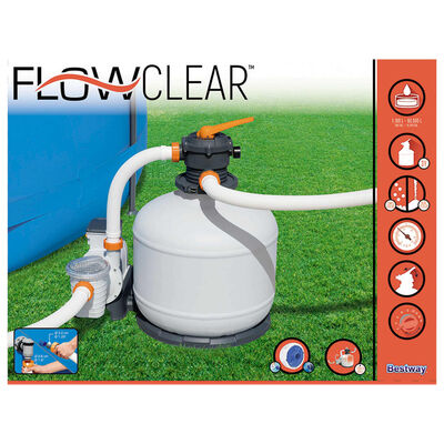 Bestway Αντλία με Φίλτρο Άμμου Flowclear 11355 Λίτρα / Ώρα