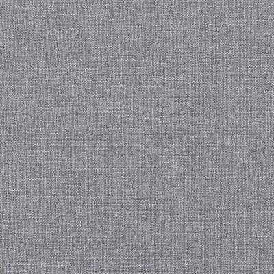 vidaXL Πλαίσιο Κρεβατιού με Κεφαλάρι Αν. Γκρι 180x200 εκ. Υφασμάτινο