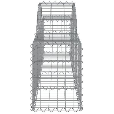 vidaXL Συρματοκιβώτια Τοξωτά 11 τεμ. 200x30x40/60 εκ. Γαλβαν. Ατσάλι