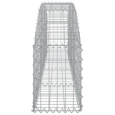 vidaXL Συρματοκιβώτιο Τοξωτό 200x30x40/60εκ. από Γαλβανισμένο Σίδερο