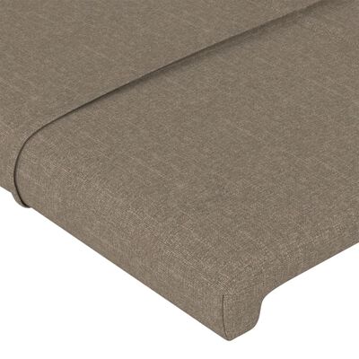 vidaXL Κεφαλάρι με Πτερύγια Taupe 147x23x118/128 εκ. Υφασμάτινο