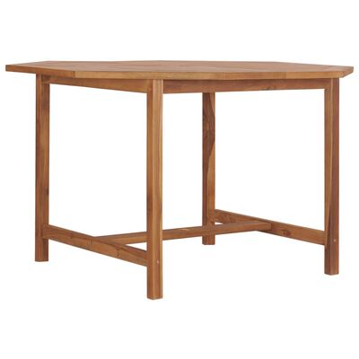 vidaXL Τραπέζι Κήπου 120 x120 x 75 εκ. από Μασίφ Ξύλο Teak