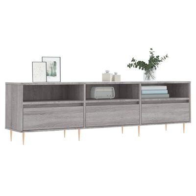 vidaXL Έπιπλο Τηλεόρασης Γκρι Sonoma 150x30x44,5 εκ. από Επεξεργ. Ξύλο