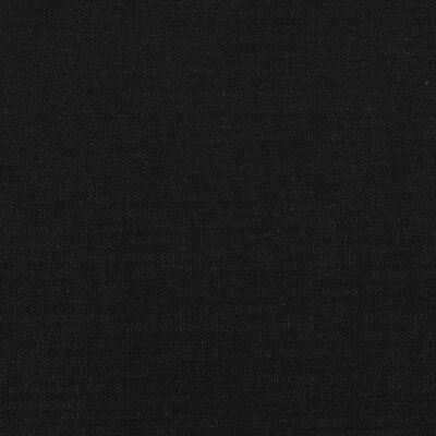 vidaXL Κεφαλάρι με Πτερύγια Μαύρο 163x23x78/88 εκ. Υφασμάτινο