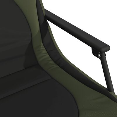 vidaXL Καρέκλα Ψαρέματος με Ρυθμιζ. Πόδια Λάσπης Πτυσσόμενη Πράσινη