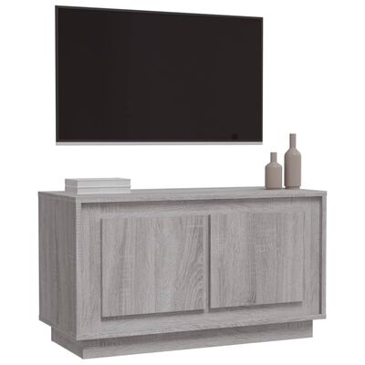 vidaXL Έπιπλο Τηλεόρασης Γκρι Sonoma 80x35x45 εκ. από Επεξεργ. Ξύλο