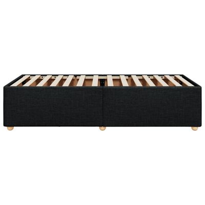 vidaXL Πλαίσιο Κρεβατιού Boxspring Μαύρο 100 x 200 εκ. Υφασμάτινο