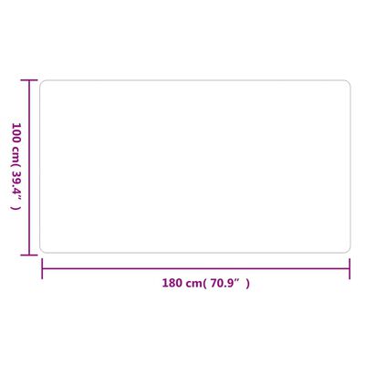 vidaXL Χαλί Διάδρομος Ανθρακί 100x180 εκ.