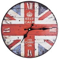 vidaXL Ρολόι Τοίχου Vintage Ηνωμένο Βασίλειο 30 εκ.