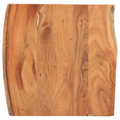 vidaXL Τραπέζι Μπαρ Live Edge 60 x 60 x 110 εκ. από Μασίφ Ξύλο Ακακίας