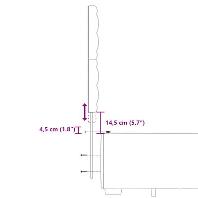 vidaXL Κρεβάτι Boxspring με Στρώμα Σκούρο Γκρι 120x200 εκ. Βελούδινο