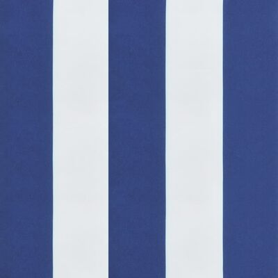 vidaXL Μαξιλάρι Παλέτας Μπλε & Λευκό Ριγέ 50 x 40 x 12 εκ. Υφασμάτινο