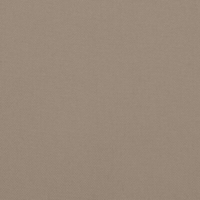 vidaXL Μαξιλάρι Πάγκου Κήπου Taupe 150x50x7 εκ. Ύφασμα Oxford