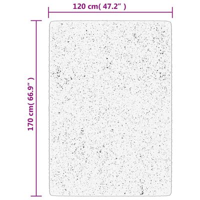 vidaXL Χαλί OVIEDO με Κοντό Πέλος Πράσινο 120 x 170 εκ.