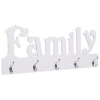 vidaXL Κρεμάστρα Τοίχου «FAMILY» 74 x 29,5 εκ.