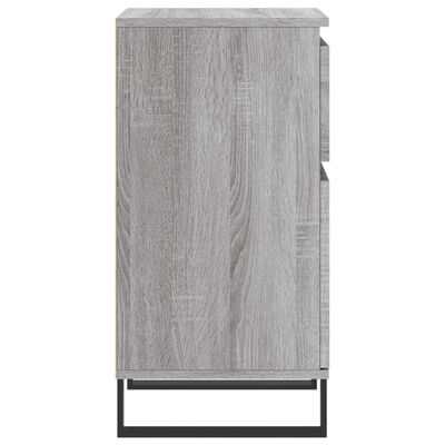 vidaXL Συρταριέρα Γκρι Sonoma 40 x 35 x 70 εκ. από Επεξεργασμένο Ξύλο